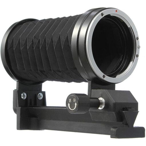 Extensor Fotga con diafragma de riel único para lentes Canon EF