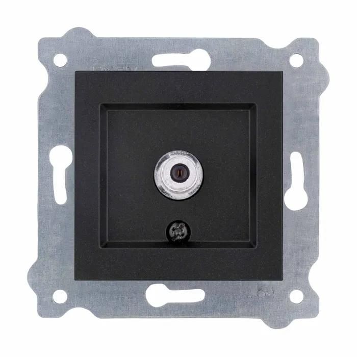 EXEN Satellite Connector - Type F Filter - Metallic Black