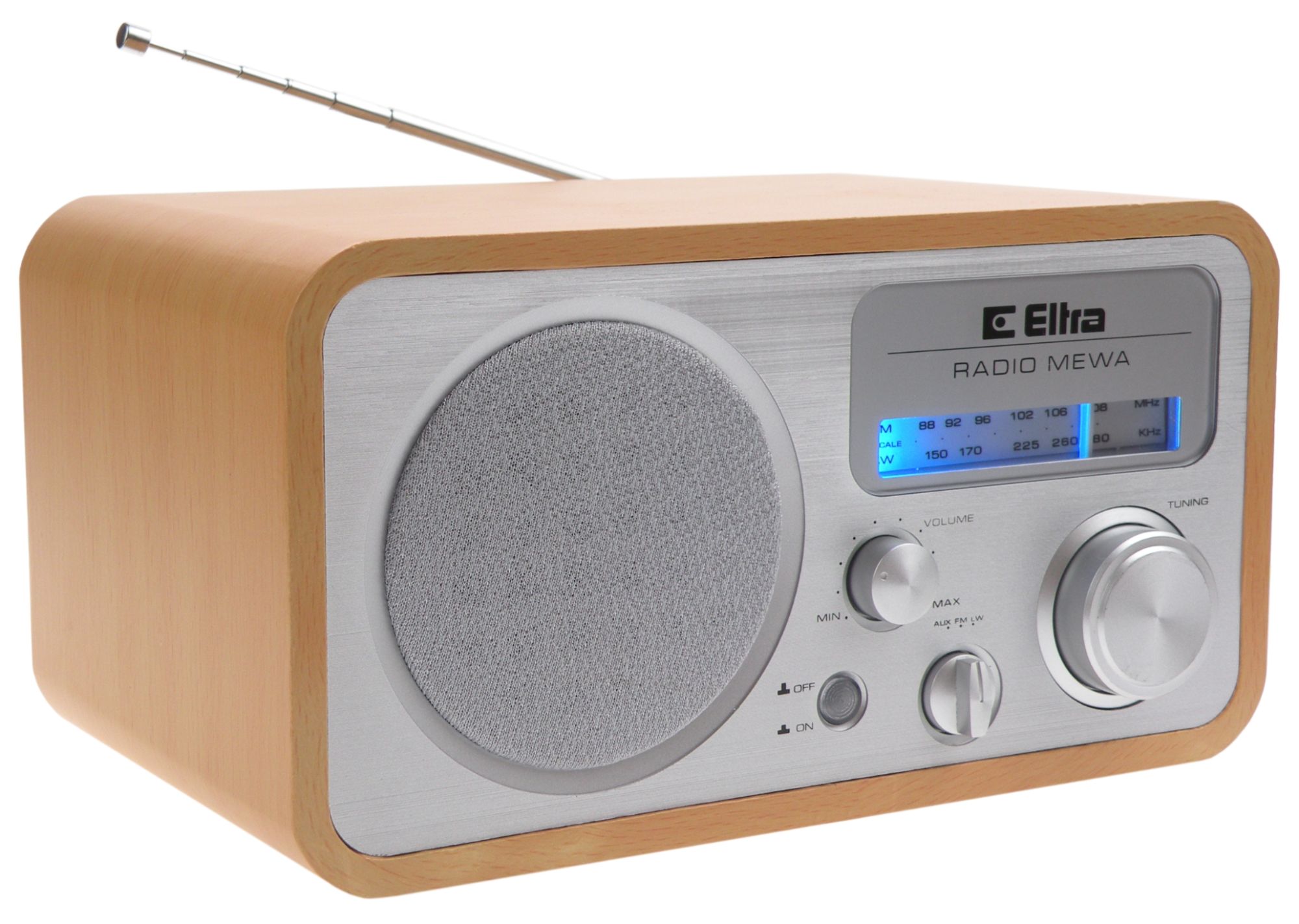 ELTRA MEWA (3388) - Grey - Analog Radio - FM, LW