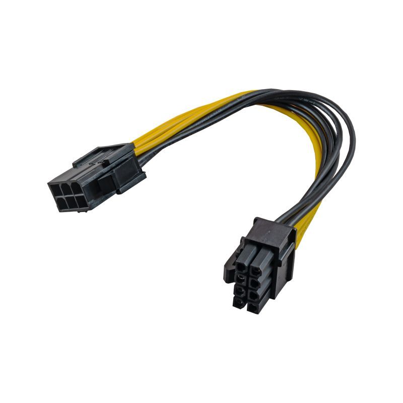 AKYGA PCI-E 6 to 8 Broche Adapter - 20cm