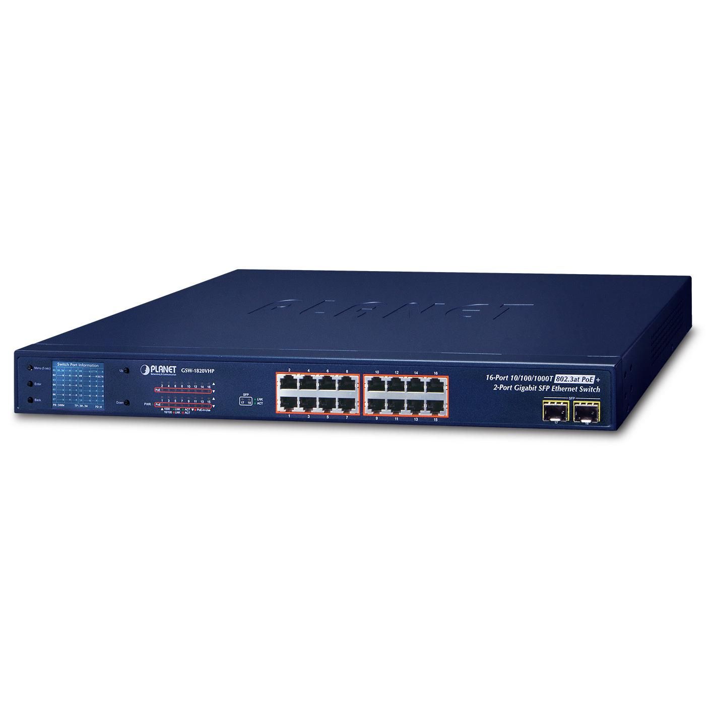 Planet GSW-1820VHP Gigabit Ethernet Switch (Non-Managed)