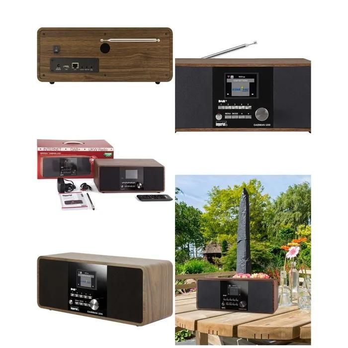 DABMAN i200 WiFi Internet Radio - 7.1cm TFT Screen - Stereo Speakers 10W