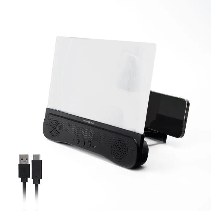 Rechargeable Screen Amplifier for Phone - InnovaGoods Screenier