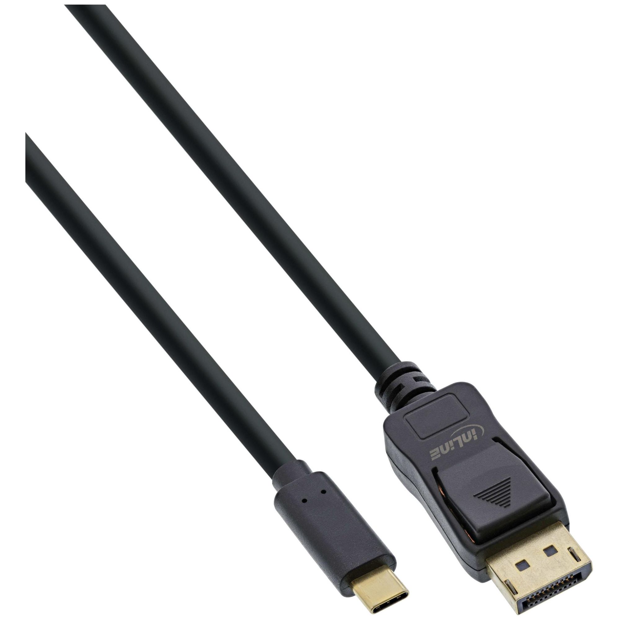 InLine 64125 USB Type-C to DisplayPort Cable Adapter, 5m, Black