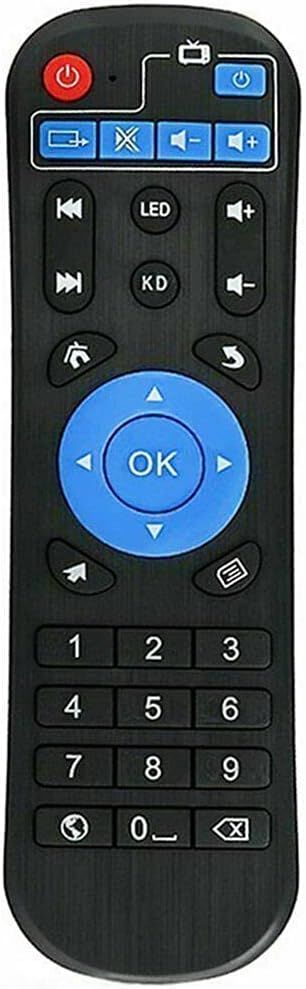 VVBSUDFGUSYGDF Android TV Remote for T9, T95, T95 Max and Q Plus
