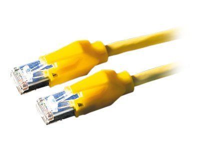 Dätwyler Cat.6 High-Speed Cable, 10m, Yellow, Dätwyler CU 7702 Flex LS0H, Hirose TM21