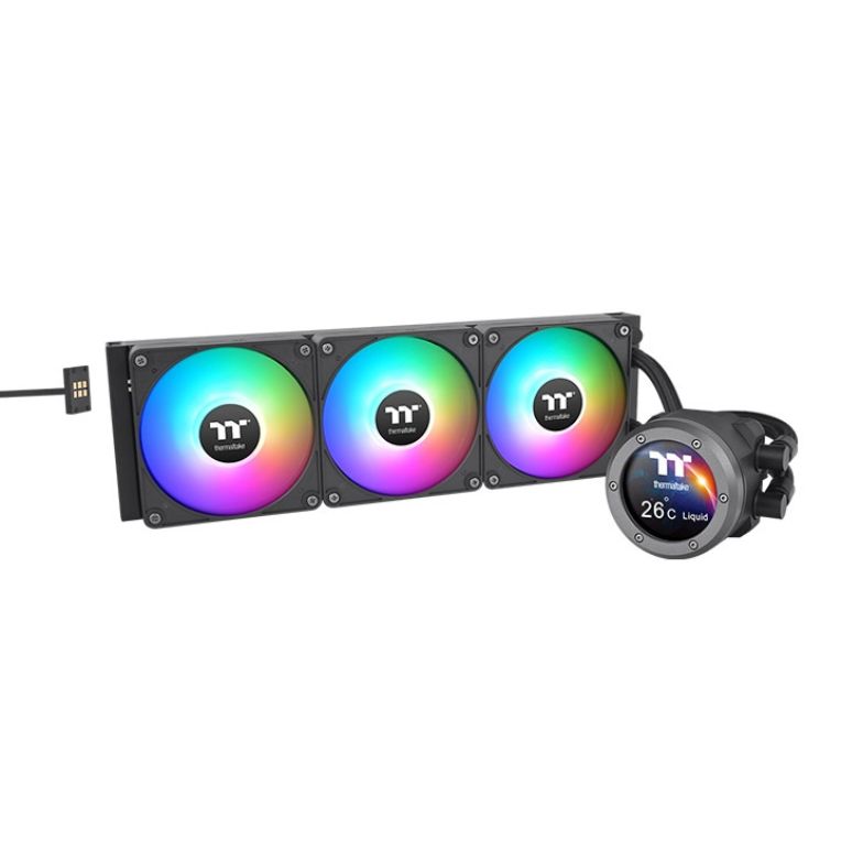 Thermaltake TH280 V2 Ultra EX ARGB CPU Liquid Cooler - Water Cooling - Black