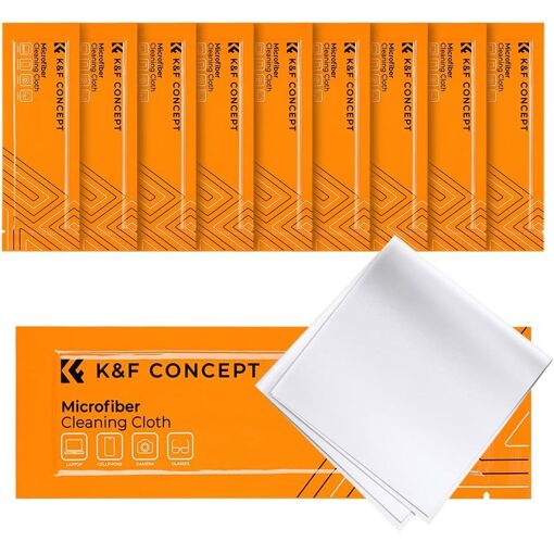 General Brand Microfibre Cleaning Cloths (10 Pack) for Camera, Smartphone & Jewelry