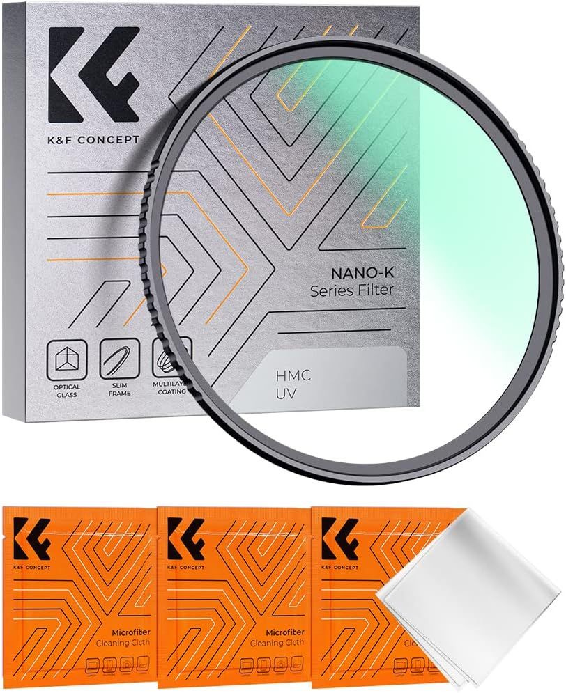 Filtro MCUV de marca general de 67 mm con paños de limpieza