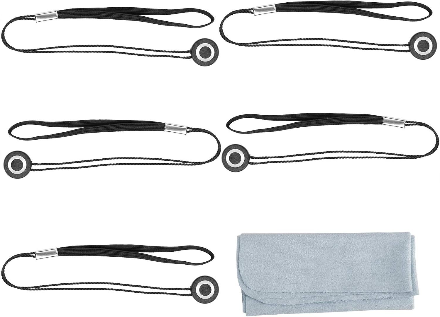 Lens Cap Keeper for Canon, Nikon, Sony, Panasonic, Fujifilm - 5 Pack