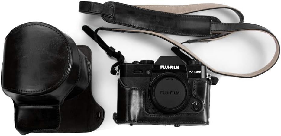 Fujifilm X-T20 Camera Case - PU Leather, Coffee