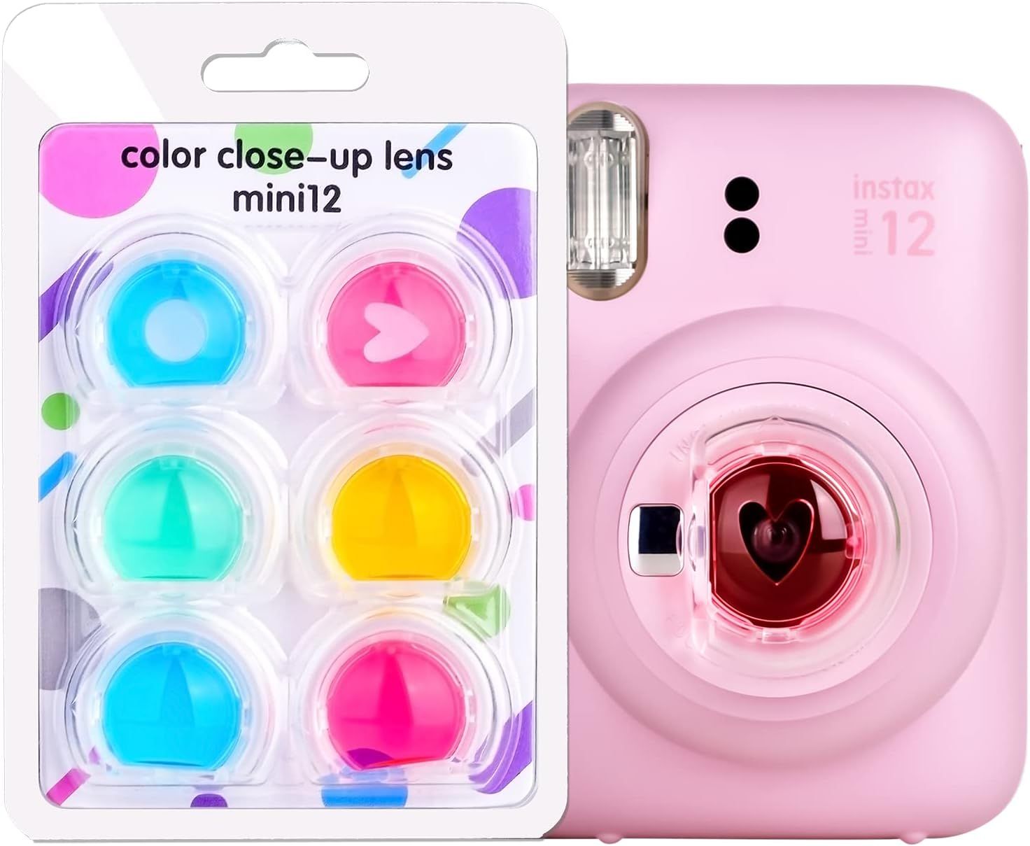 Ensemble de filtres couleur Close-Up Mini pour appareil photo Fujifilm Instax Mini 12