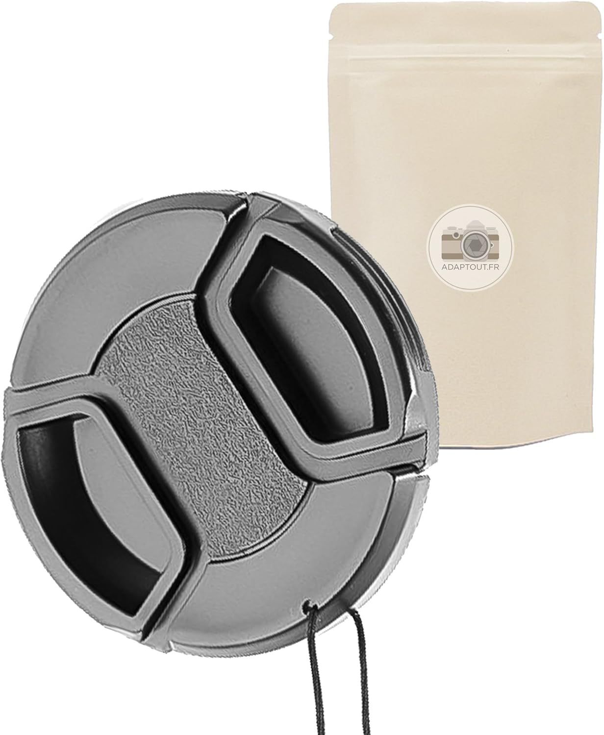 77mm Lens Cap with Front Clip, Universal Fit