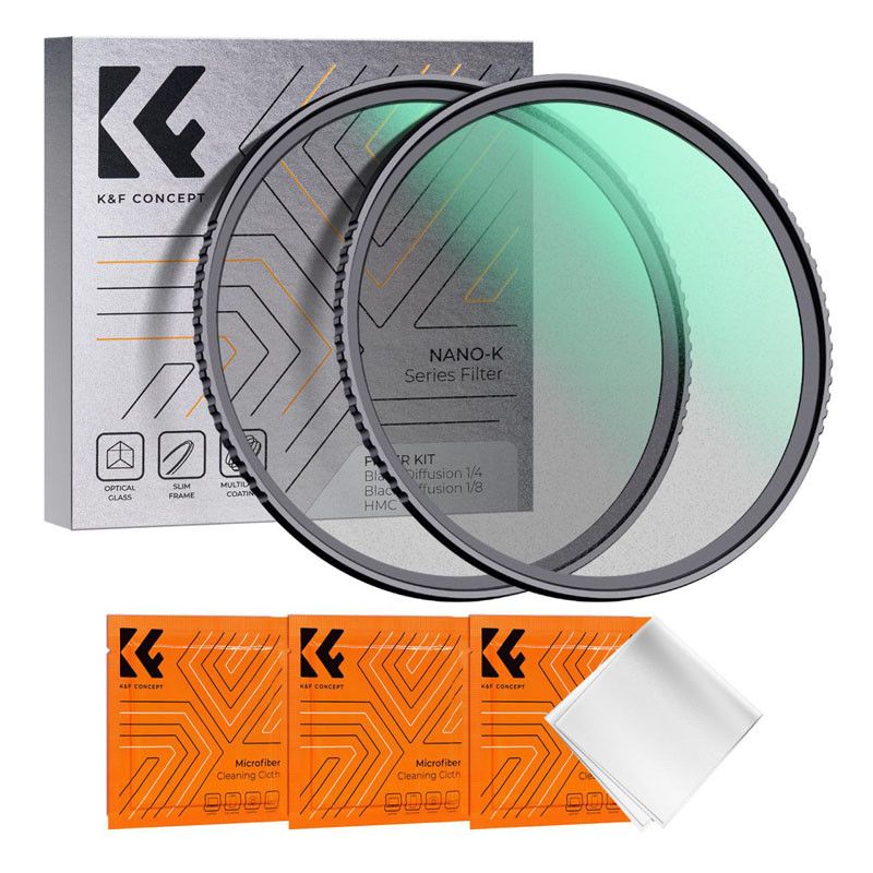 K&F Concept Nano-K Black Mist 1/4 + 1/8 82mm Filter