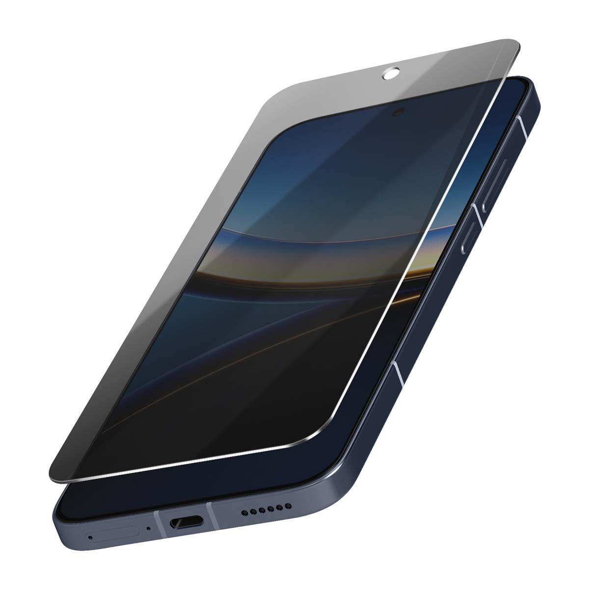 Avizar Tempered Glass for Xiaomi Poco F7 Ultra/Pro with Privacy Filter, Black Transparent
