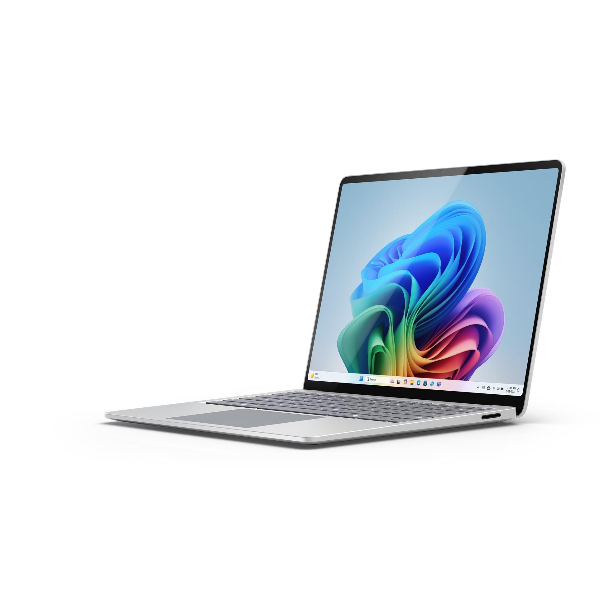 Microsoft Surface Laptop - 13.8" Touchscreen, Snapdragon X Plus, 16GB RAM, 256GB SSD, Platinum 2024