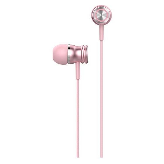 Havit E303P - Wired Earbuds with Microphone - Acoustic Isolation - Pink