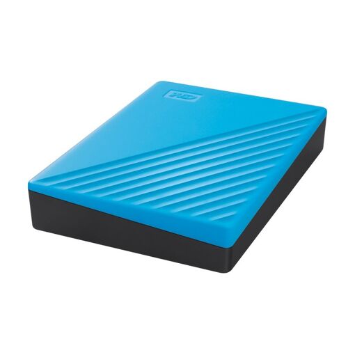 Western Digital My Passport - 6TB Encrypted Portable External Hard Drive - USB 3.2 Gen 1 - AES 256-bit - Blue
