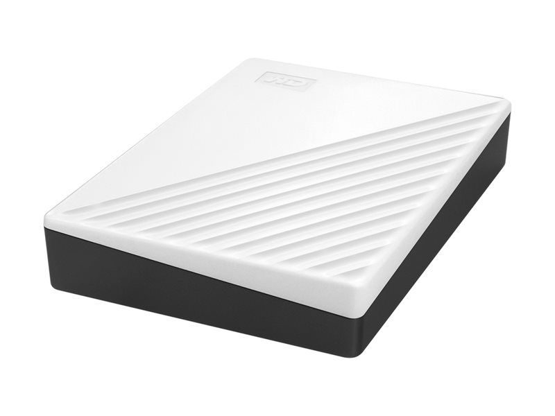 Disque dur externe WD My Passport chiffré de 6 To - USB 3.2 Gen 1 - Chiffrage AES 256 bits - Blanc