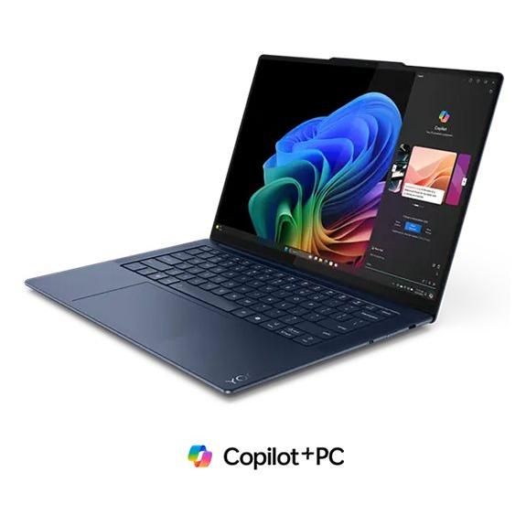 Lenovo Yoga Slim 7 - Snapdragon X Elite, 16GB RAM, 512GB SSD, Blue AZERTY Keyboard