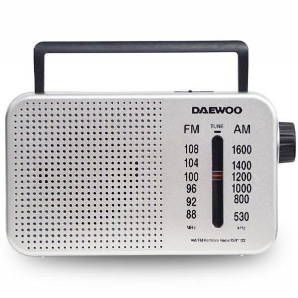 Daewoo Portable Radio DW1122 - Silver