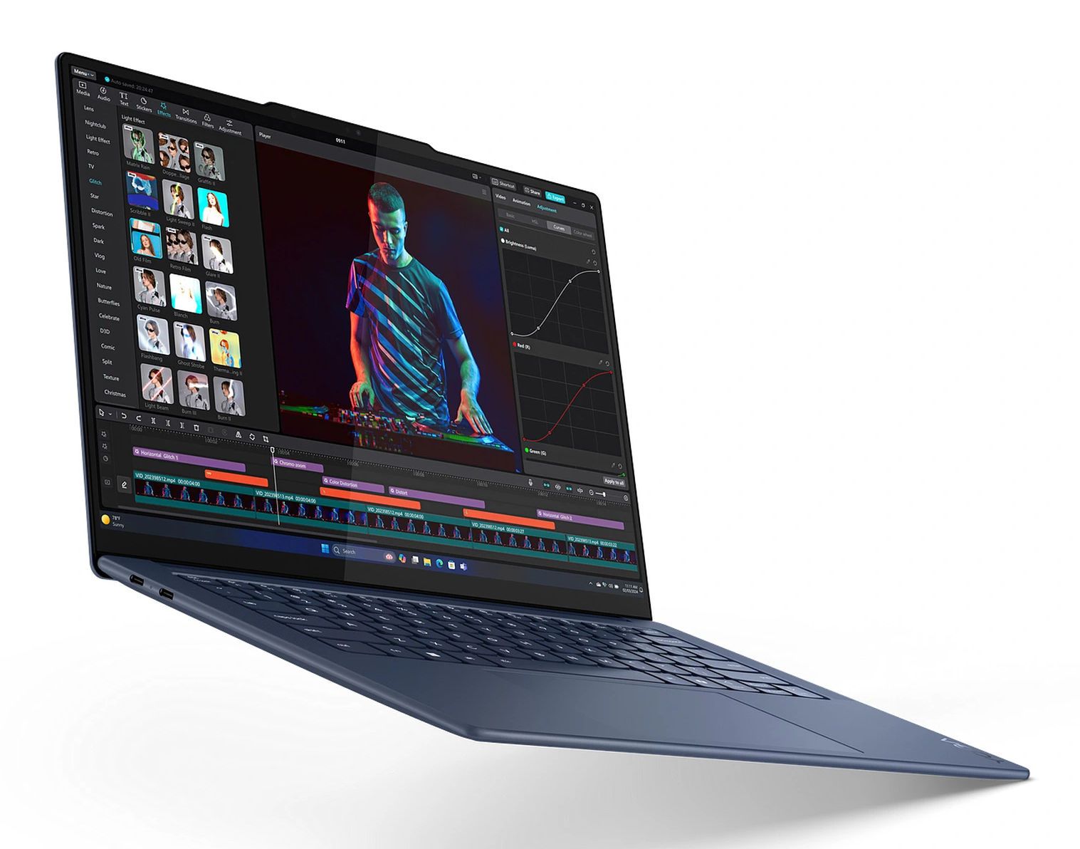 Lenovo Yoga Slim 7 - 14-inch OLED Laptop, 32GB RAM, 1TB SSD, Blue