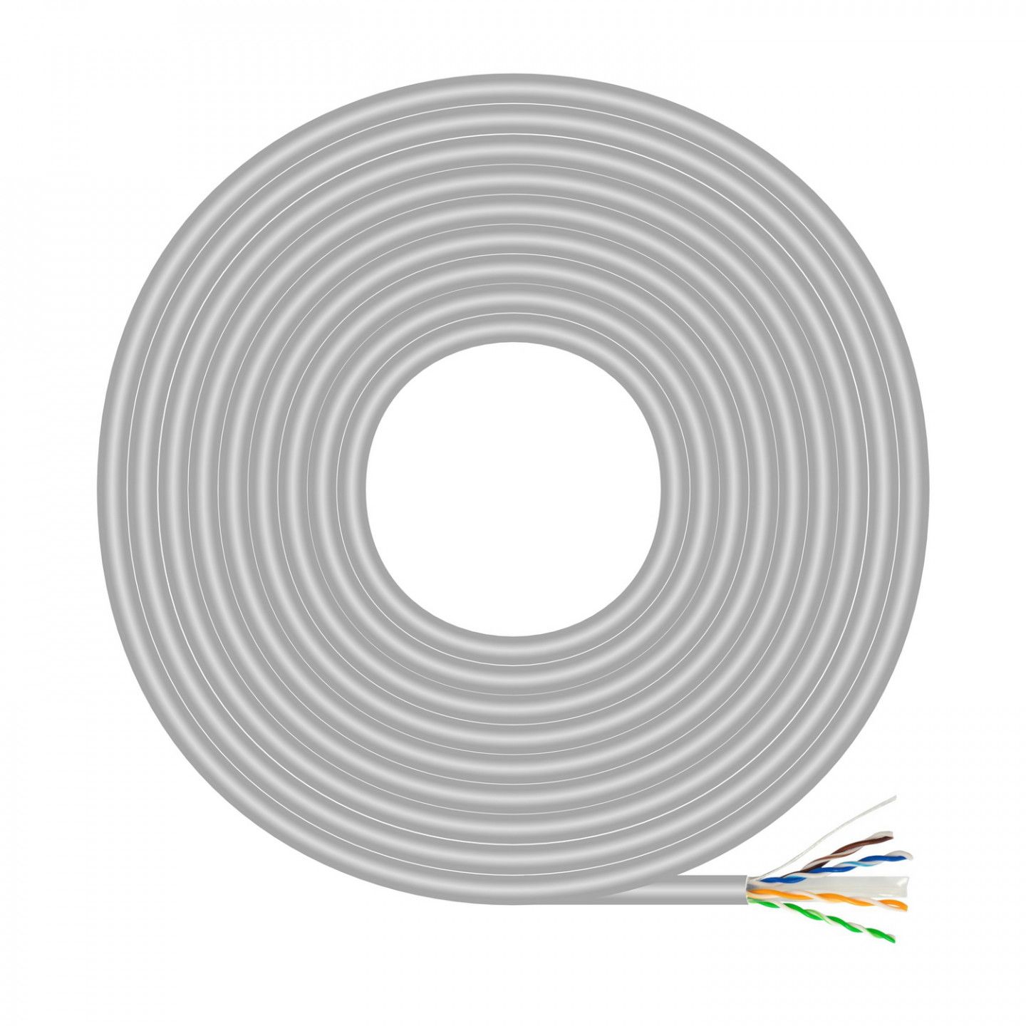 AISENS Cat6 UTP Network Cable (Grey) - 305m