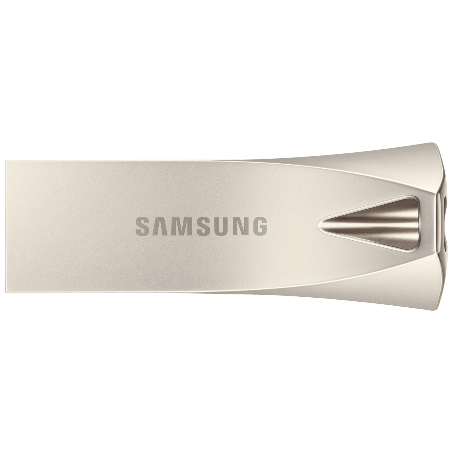 Samsung BAR Plus MUF-512BE3 - USB Flash Drive - 512GB - USB 3.2 Gen 1 - Silver
