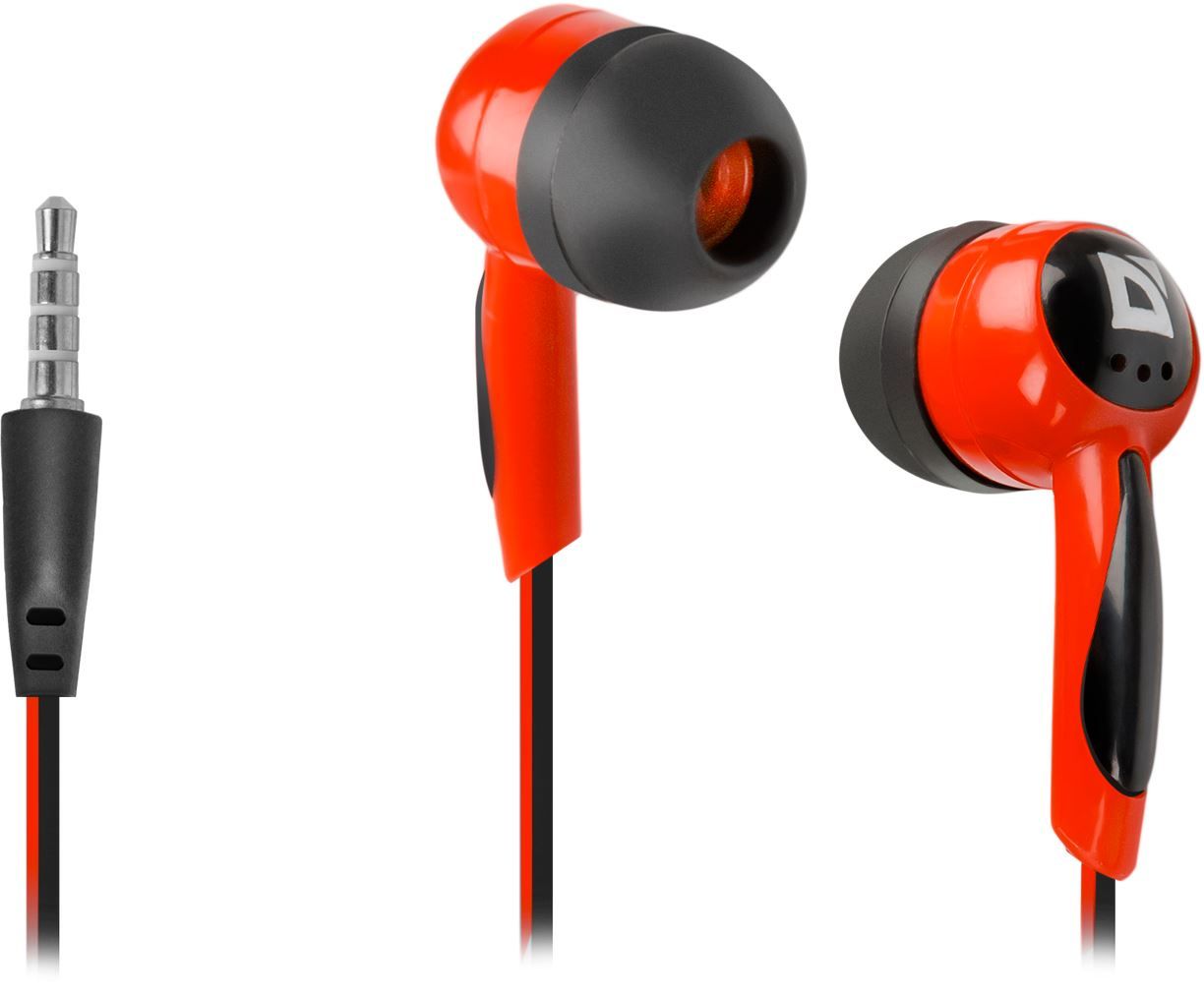 Defender In-Ear Headphones Basic 604 Black + Red