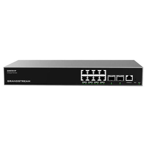 Grandstream Networks GWN7811P 8-Port Gigabit Ethernet Managed Switch with PoE