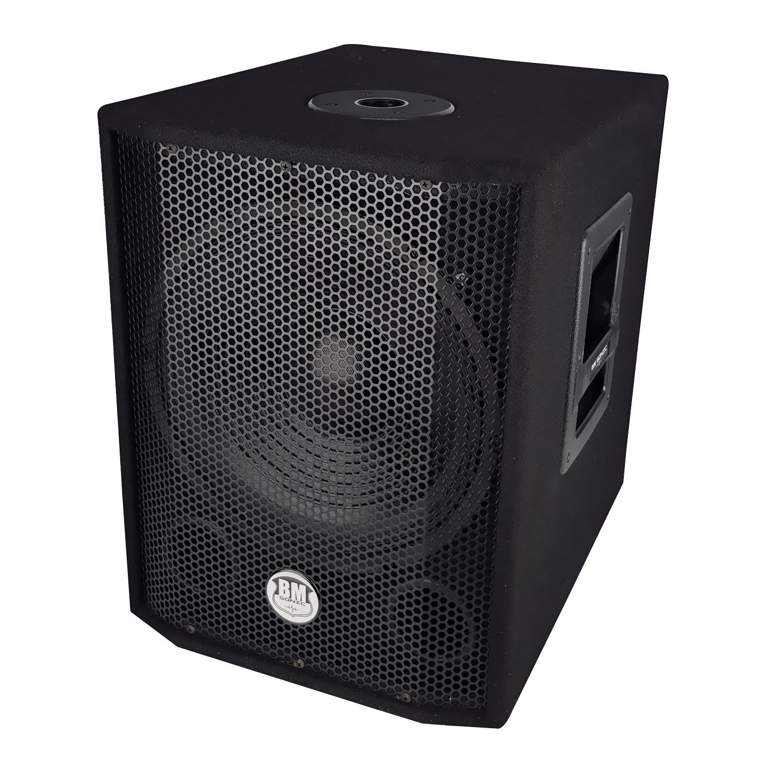 BM Sonic 1208-SOLO 600W Bi-Amplified Subwoofer - 12" Boomer with USB, Bluetooth & Remote Control