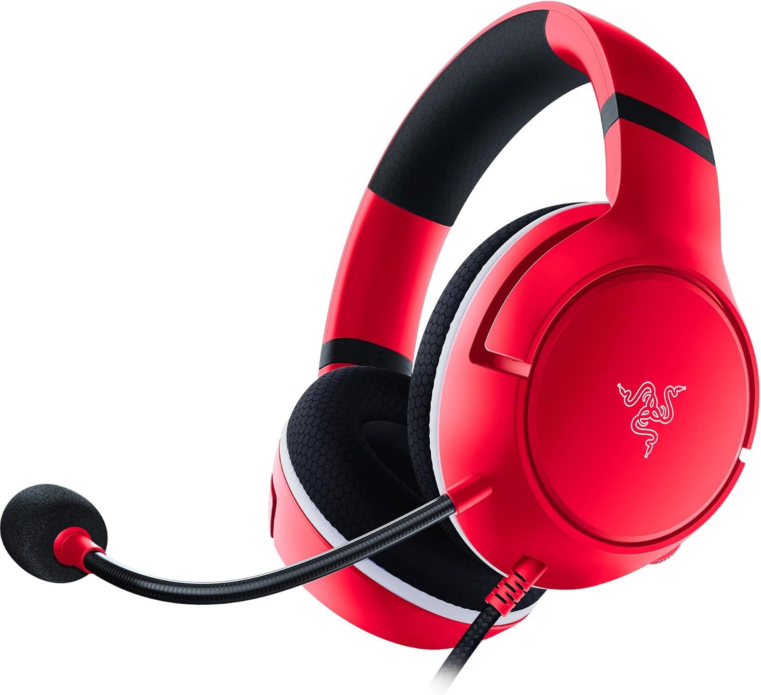 Kaira X - Wired Gaming Headset for Xbox Series XS (Razer TriForce 50mm Speakers, Razer HyperClear Cardioid Microphone, Integrated Controls, Multi-Platform Compatibility) Red