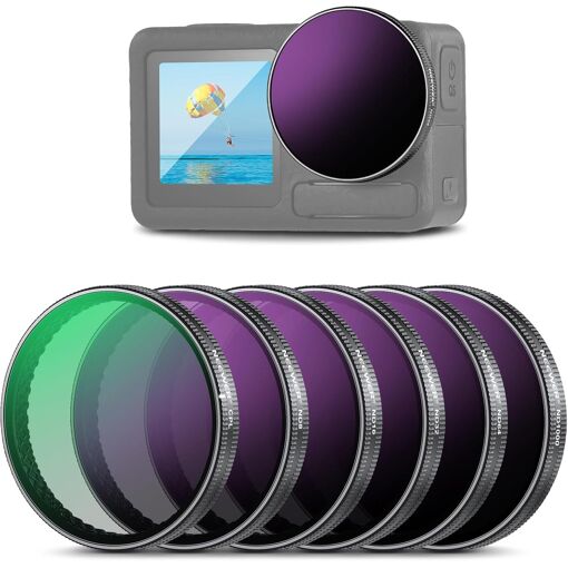Neewer ND Filter Kit for DJI Osmo Action Cameras (6-Pack)