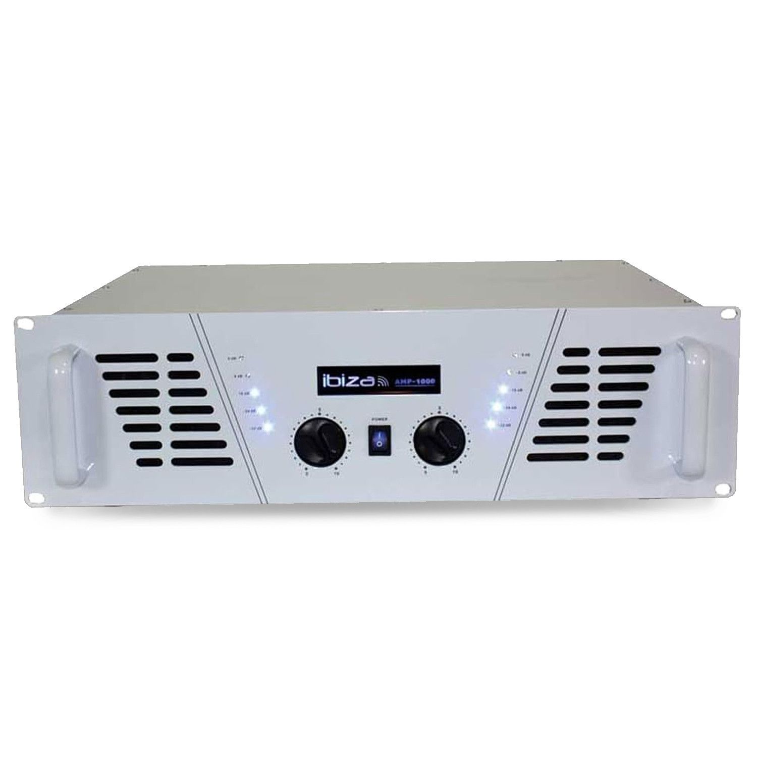 Amplificateur de sonorisation Ibiza Sound AMP-1000 - 2 x 800W - Blanc