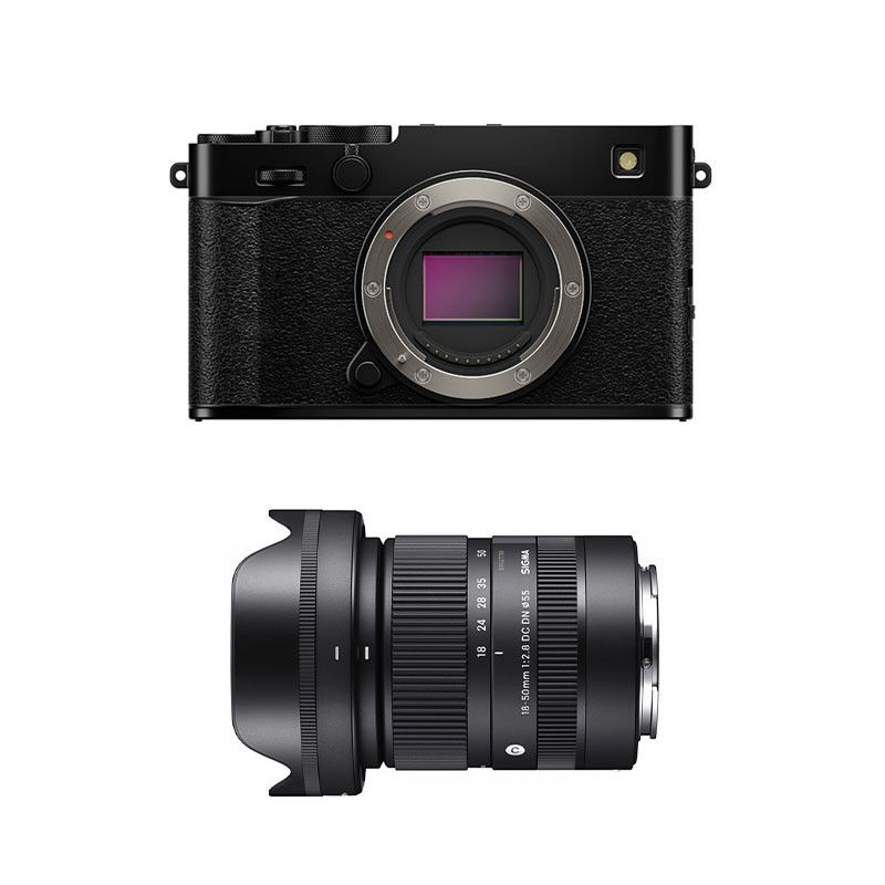 Fujifilm X-E5 Black + Sigma 18-50 f/2.8 DC DN Contemporary 3-Year Warranty