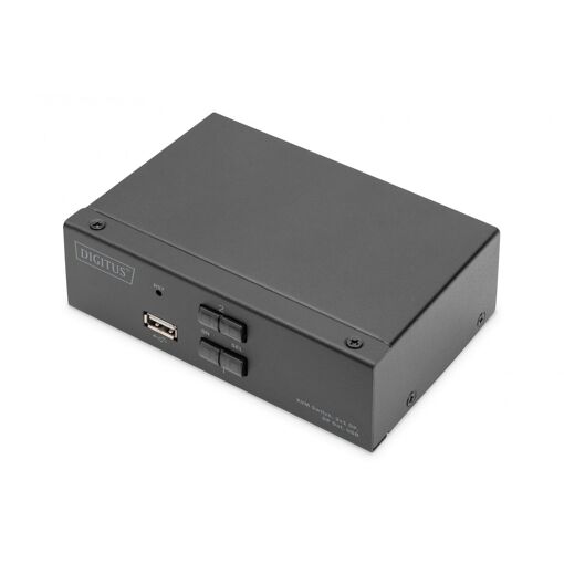 Digitus 2-Port KVM Switch with DisplayPort and USB