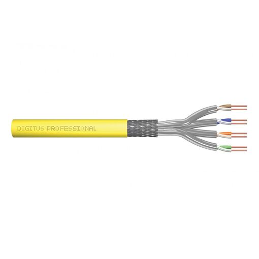 Cable de par trenzada Digitus Cat 7a, S/FTP, AWG 23/1