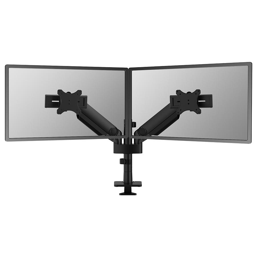 Neomounts DS65S-950BL2 Screen Mount - 24-34" - Gas Spring - Topfix - Multi-Adjustable - 180° Stop