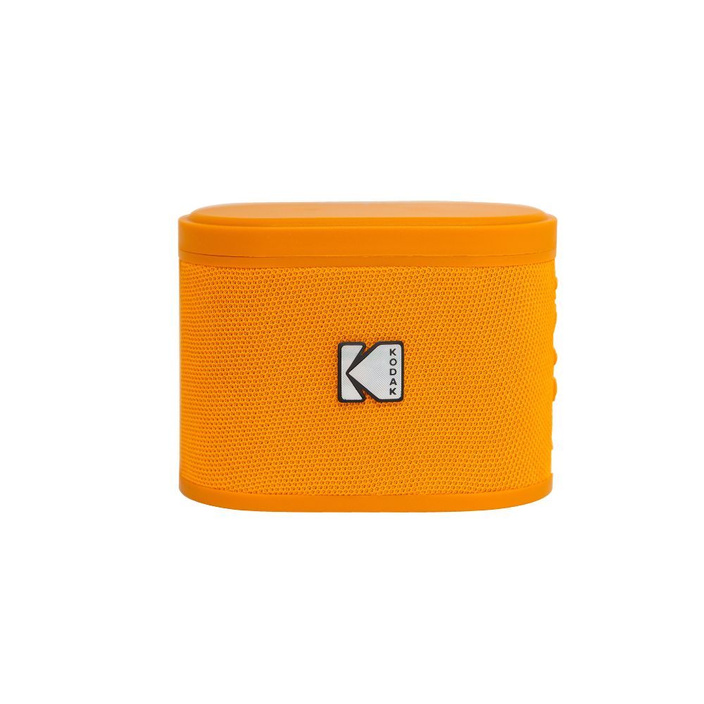 Kodak Soundbrix - Magnetic Bluetooth Speaker with Docking Mechanism, Wireless, Connects up to 100 Speakers, 3-hour Battery Life, Type-C Charging, 5W RMS Power - Orange