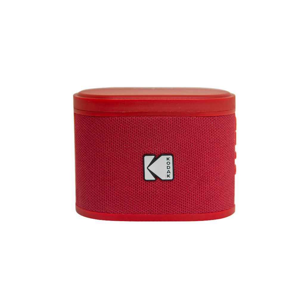 Kodak Soundbrix - Magnetic Bluetooth Speaker with Docking Mechanism, Wireless, Connects up to 100 Speakers, 3-hour Battery Life, Type-C Charging, 5W RMS Power - Red