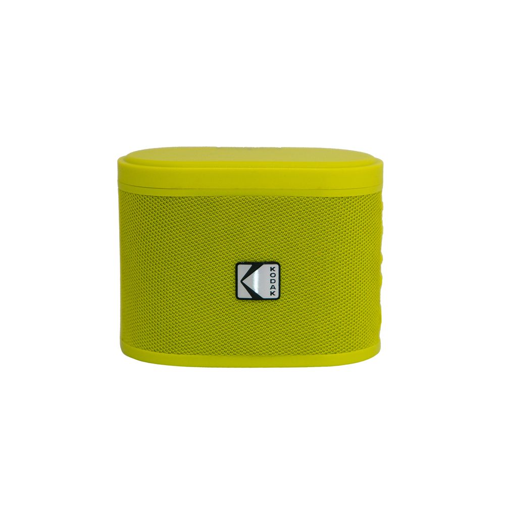 Kodak Soundbrix - Magnetic Bluetooth Speaker with Docking Mechanism, Wireless, Connects up to 100 Speakers, 3-hour Battery Life, Type-C Charging, 5W RMS Power - Yellow