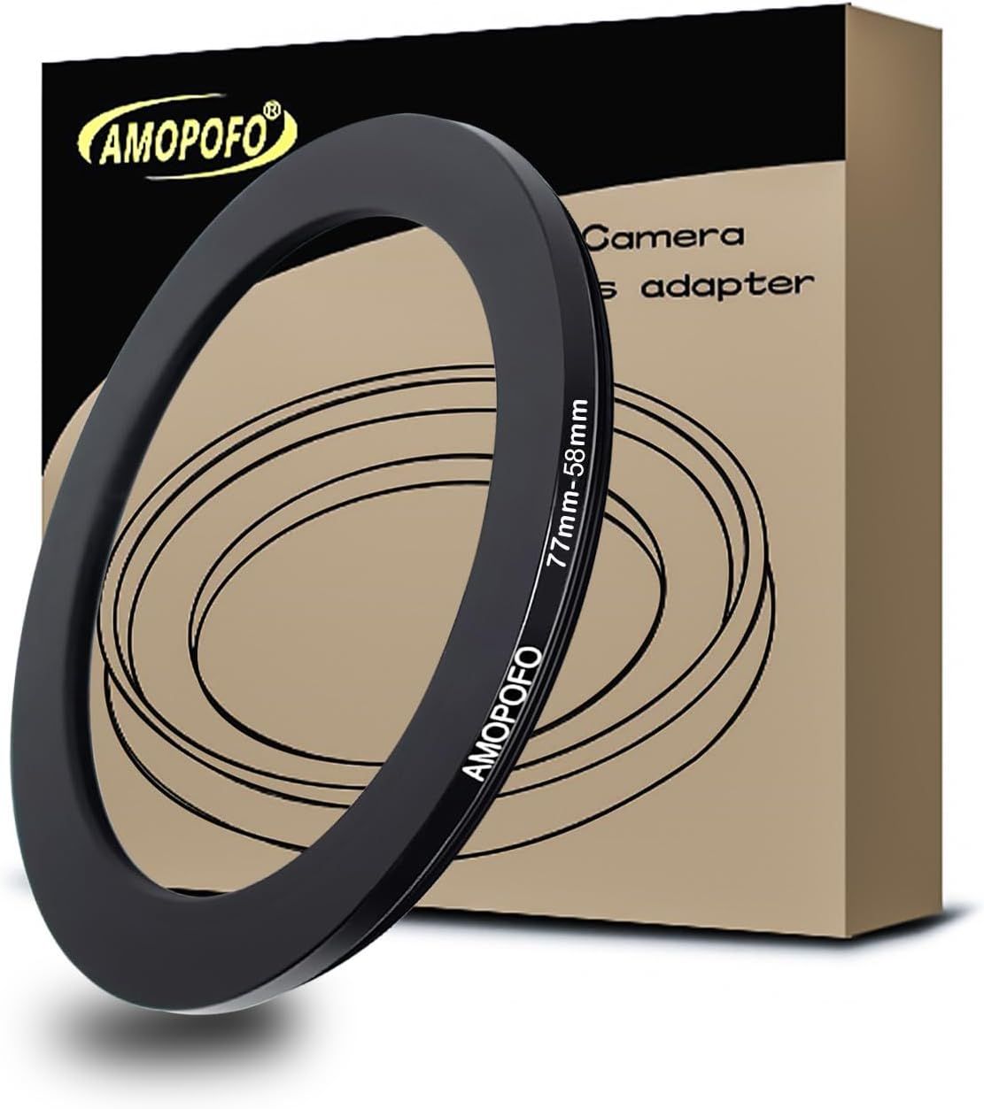 Adaptateur de montage universel pour objectif avec filetage 77 mm à 58 mm