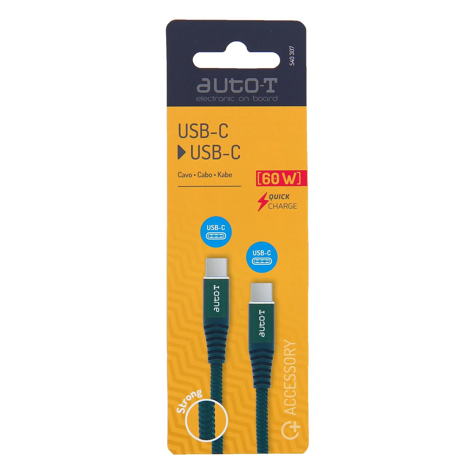 Câble Auto-t USB-C 60W