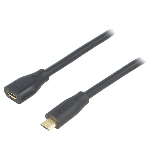 ADNAuto USB 2.0 Cable - Micro USB B Male to USB B - 1m Black