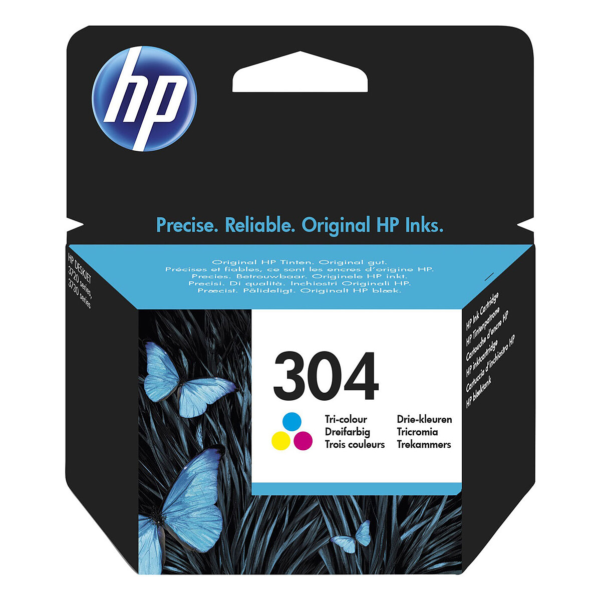 HP 304 (N9K05AE) - Cyan, Magenta et Jaune