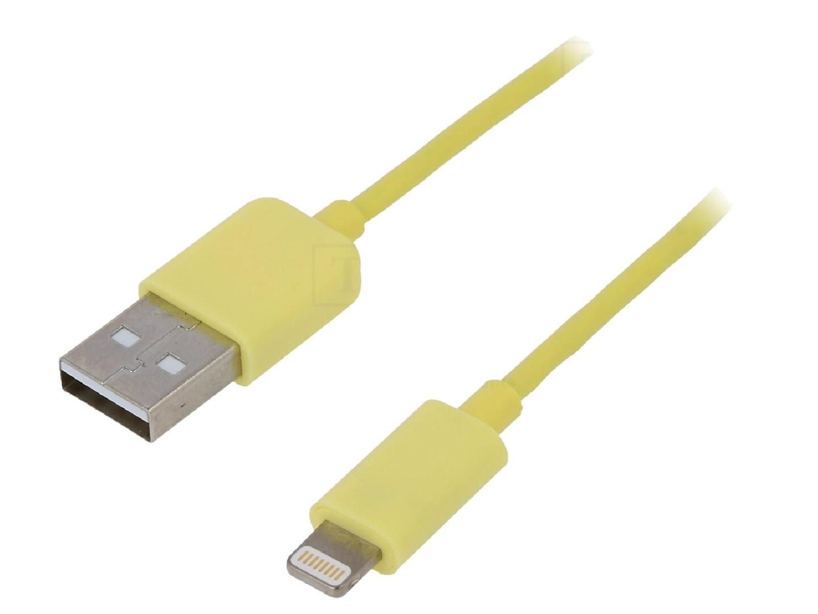 ADNAuto Lightning to USB Cable 1m - Yellow