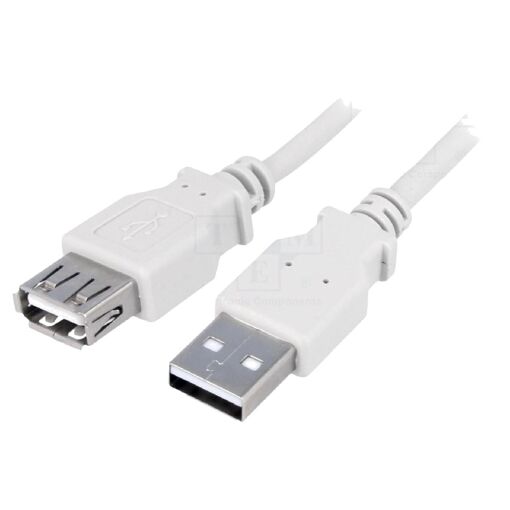 Câble USB 2.0 ADNAuto, 1,8 m, Gris