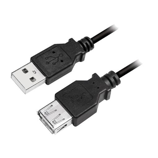 Câble USB 2.0 ADNAuto - 2 m, Noir