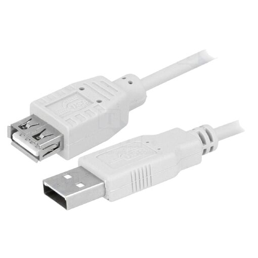 ADNAuto USB 2.0 Cable, 3m, Grey (USB A Male to Female)