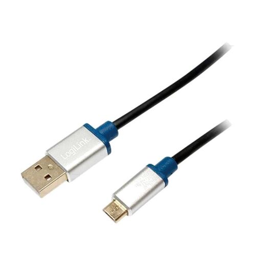 ADNAuto USB 2.0 Cable - 1m, Black (USB A Male to Micro USB B Male)